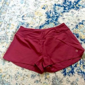 Running shorts like new maroon size S